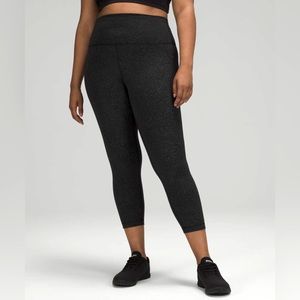 Lululemon Wunder Train High Rise, Crunch Black